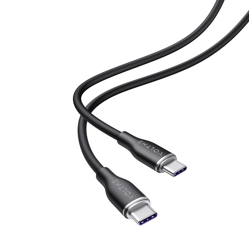 Voltme PowerLink MOSS 系列 USB-C to USB-C 耐用充電／傳輸矽膠線 (3A/60W) - 1米