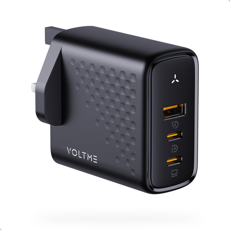 Voltme Revo 100 - PD100W (USB-C x2+USB-A) 三端口快速充電器
