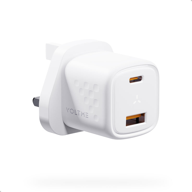 Voltme Revo 30 Duo CA - PD30W (USB-C+USB-A) GaN Charger