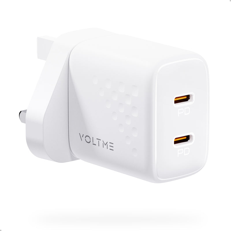 Voltme Revo 20 Lite Duo CC - PD20W (USB-C*2) Dual Port Charger