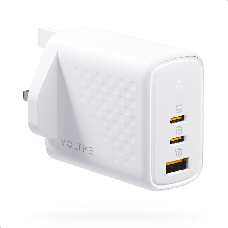 Voltme Revo 65 - PD65W (USB-C*2+USB-A) GaN Charger