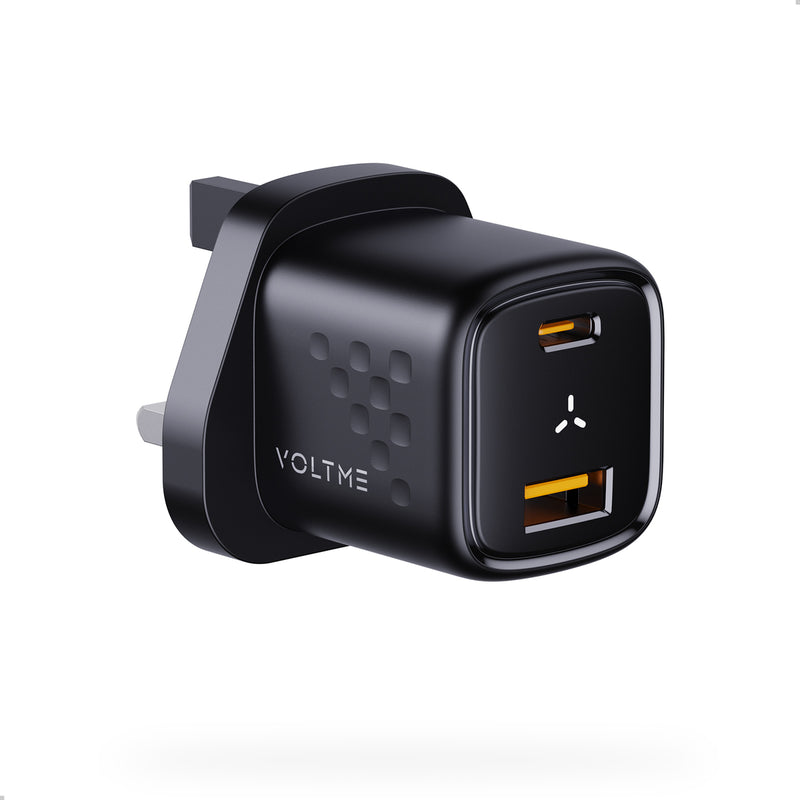 Voltme Revo 30 Duo CA - PD30W (USB-C+USB-A) 雙端口快速充電器