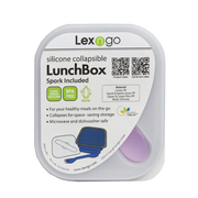 Lexngo 矽膠可摺疊麵條盒連餐具