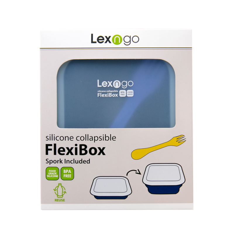 Lexngo 矽膠蓋可摺疊食物盒 (中)