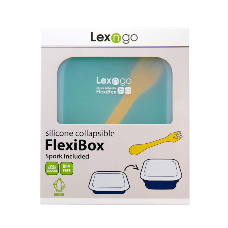 Lexngo 矽膠蓋可摺疊食物盒 (中)