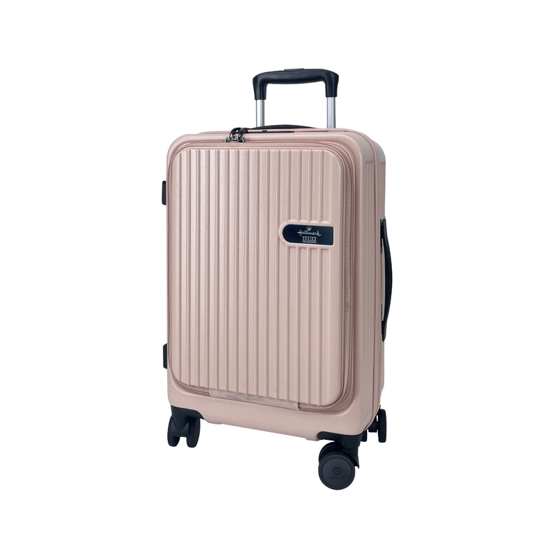 HALLMARK PC Japan Hinomoto wheels Front Opening Luggage with Zipper HM899T