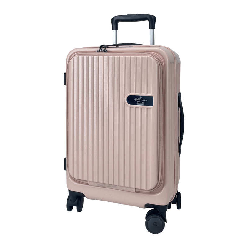 HALLMARK PC Japan Hinomoto wheels Front Opening Luggage with Zipper HM899T