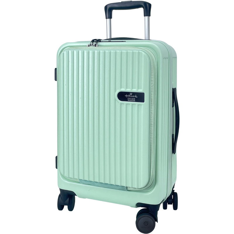 HALLMARK PC Japan Hinomoto wheels Front Opening Luggage with Zipper HM899T