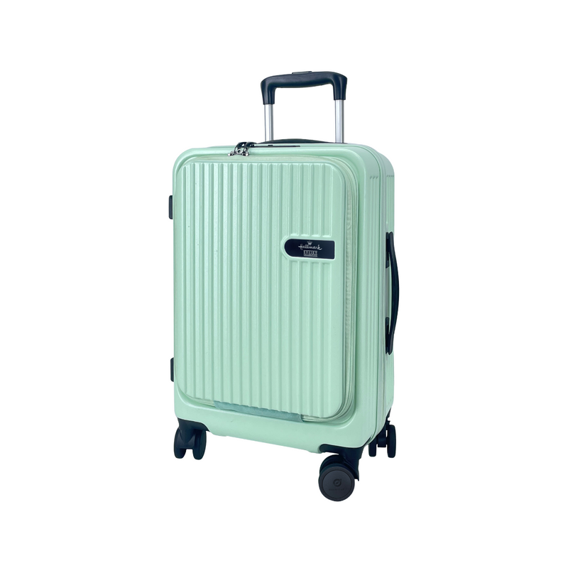 HALLMARK PC Japan Hinomoto wheels Front Opening Luggage with Zipper HM899T