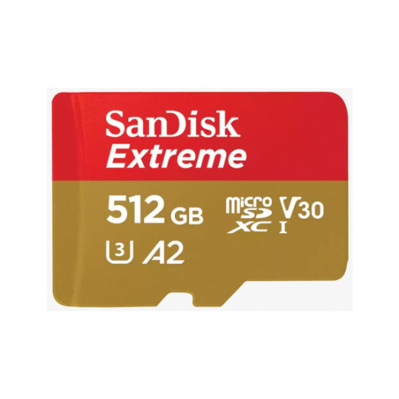 SANDISK SDSQXAV EXTREME 512GB microSDXC Card