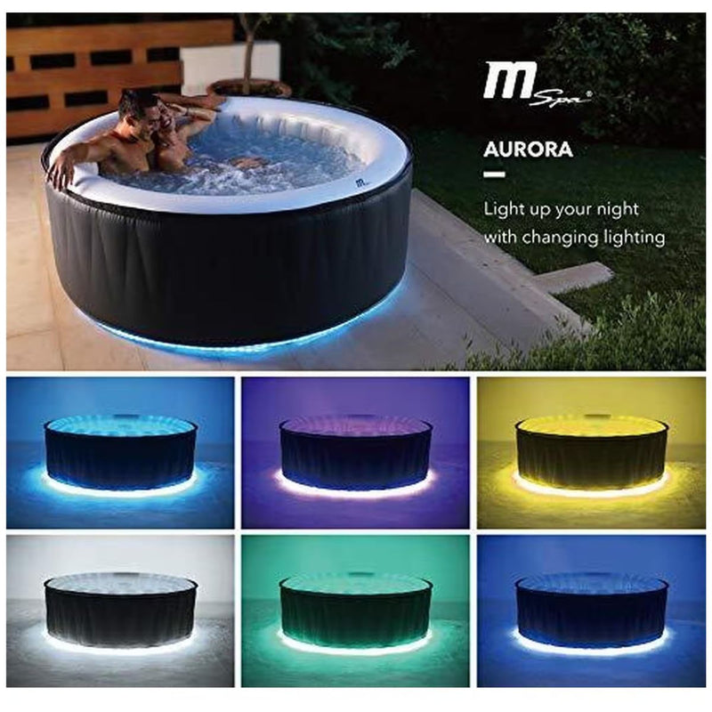 MSPA Aurora 6 Person Inflatable Hot Tub Hot Spa