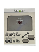 Lexngo 咖啡渣矽膠蓋可摺疊食物盒(中)