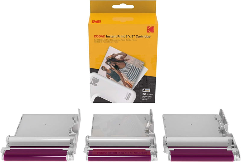 KODAK 柯達 P300R/C300R 相片打印機方形專用相紙連墨盒ICRG-330 (30張/盒)