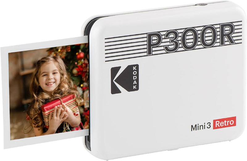 KODAK P300RW Mini3 Retro 4PASS square Portable Photo Printer