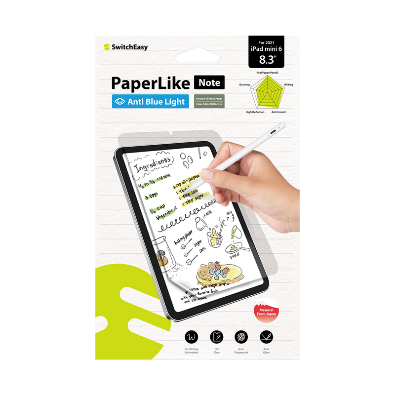 SwitchEasy SwitchEasy PaperLike Note for iPad mini 6 (2021)