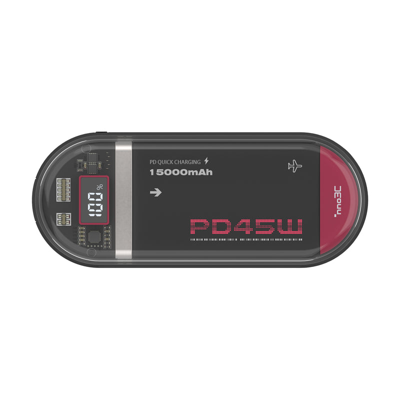 inno3C i-PB15 15000mAh 45W Fast Charging Powerbank with Build-in Cables