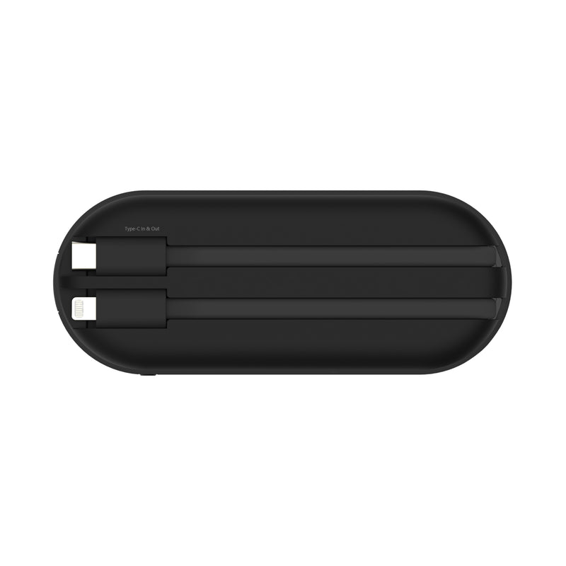 inno3C i-PB15 15000mAh 45W Fast Charging Powerbank with Build-in Cables