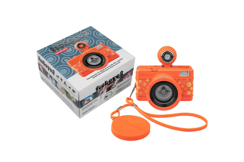 Lomography Fisheye No.2 35mm 第二代魚眼菲林相機－Papaya Pop 版本