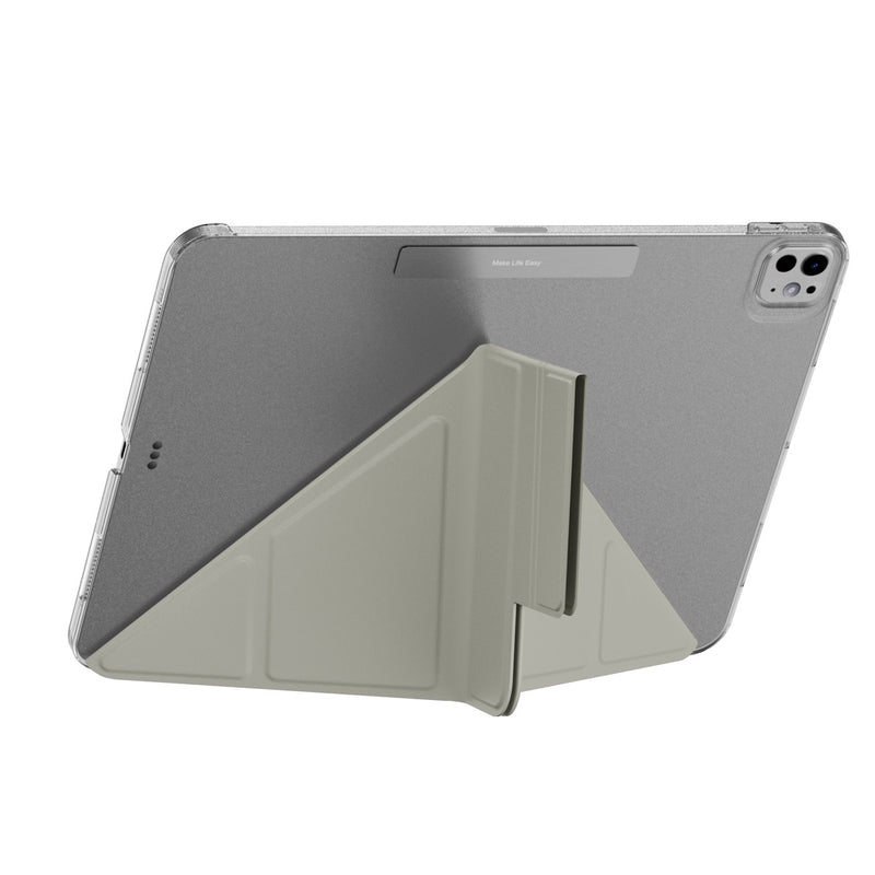 MagEasy FACET iPad Pro 13"(M4) 全方位支架透明背蓋保護套