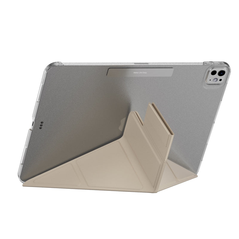 MagEasy FACET iPad Pro 13"(M4) 全方位支架透明背蓋保護套