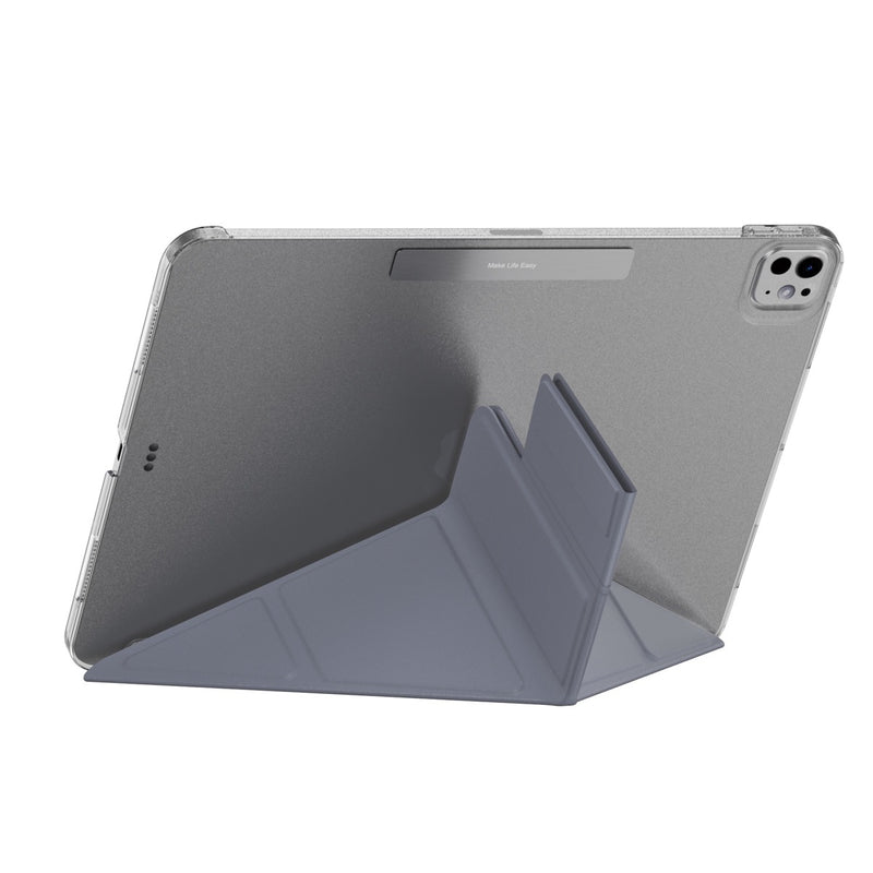 MagEasy FACET iPad Pro 13"(M4) 全方位支架透明背蓋保護套