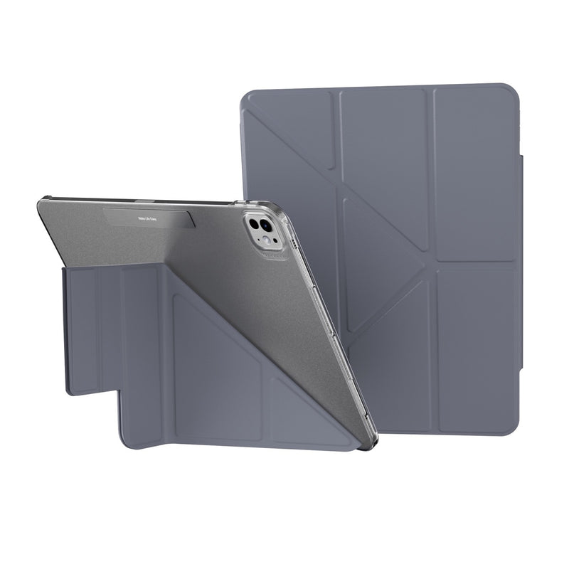 MagEasy FACET iPad Pro 13"(M4) 全方位支架透明背蓋保護套