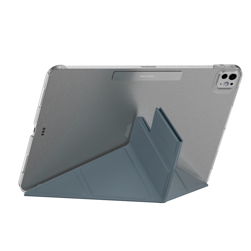 MagEasy FACET iPad Pro 13"(M4) 全方位支架透明背蓋保護套