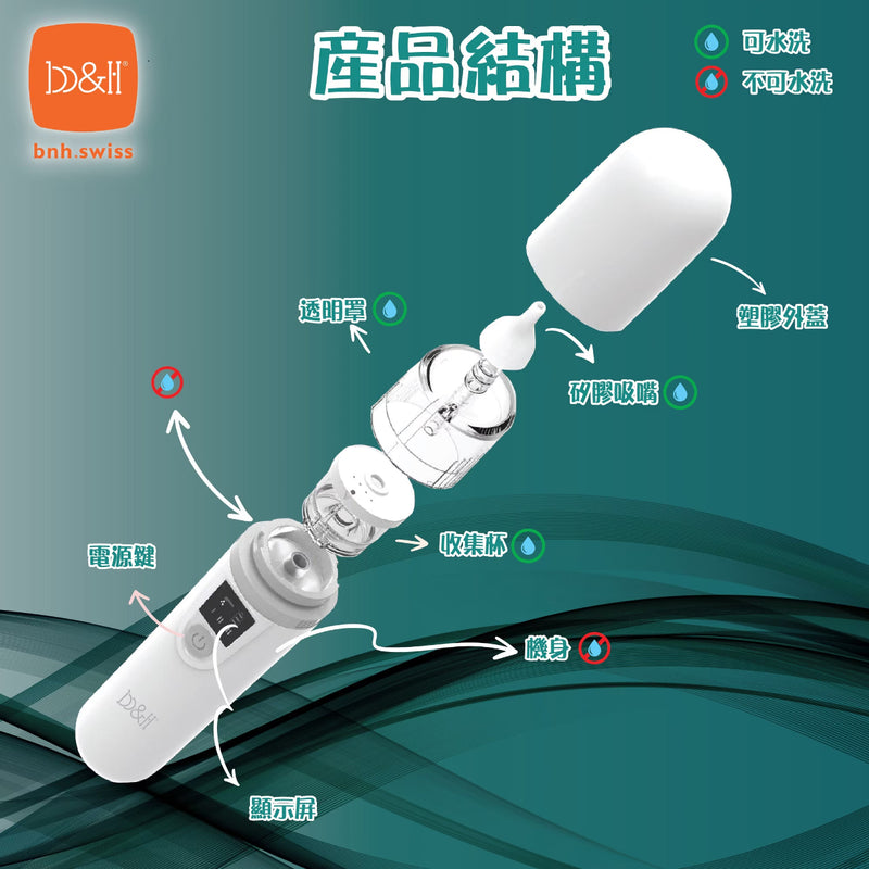 b&h Swiss Nasal Aspirator(Medical Grade)