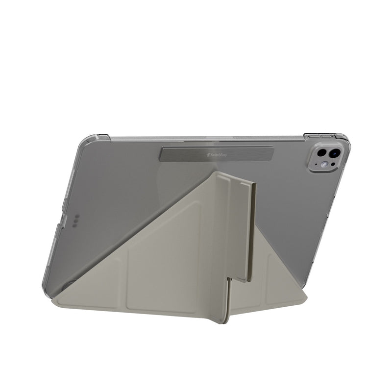 SwitchEasy Origami Nude for iPad Pro 11" (M4) 全方位支架透明背蓋保護殼