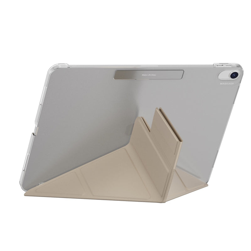 MagEasy FACET for iPad Air 13" (M2) 全方位支架透明背蓋保護套