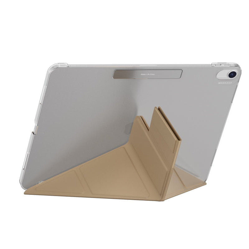 MagEasy FACET for iPad Air 13" (M2) 全方位支架透明背蓋保護套