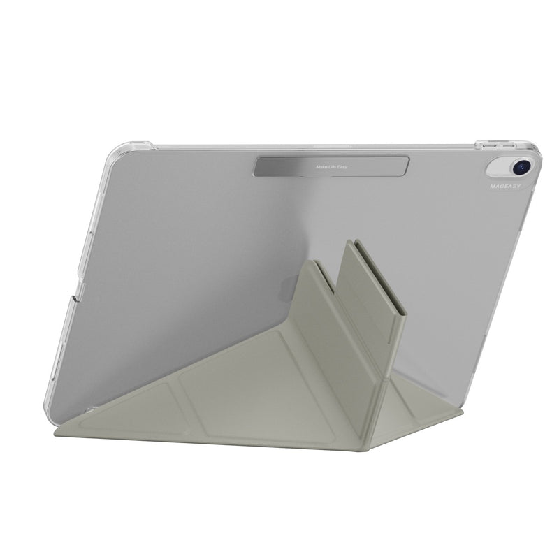 MagEasy FACET for iPad Air 13" (M2) 全方位支架透明背蓋保護套