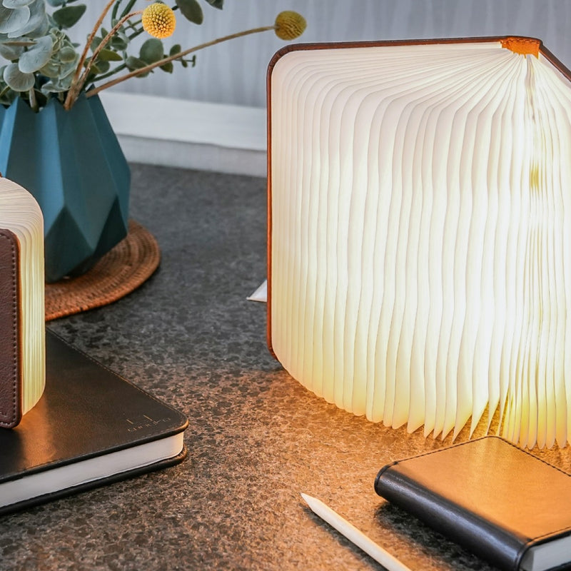 Gingko Design Smart Book Light (Fibre Leather)