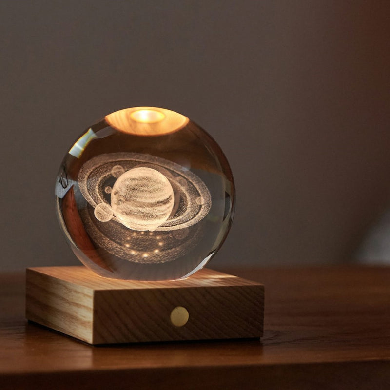 Gingko Design Amber Crystal Light