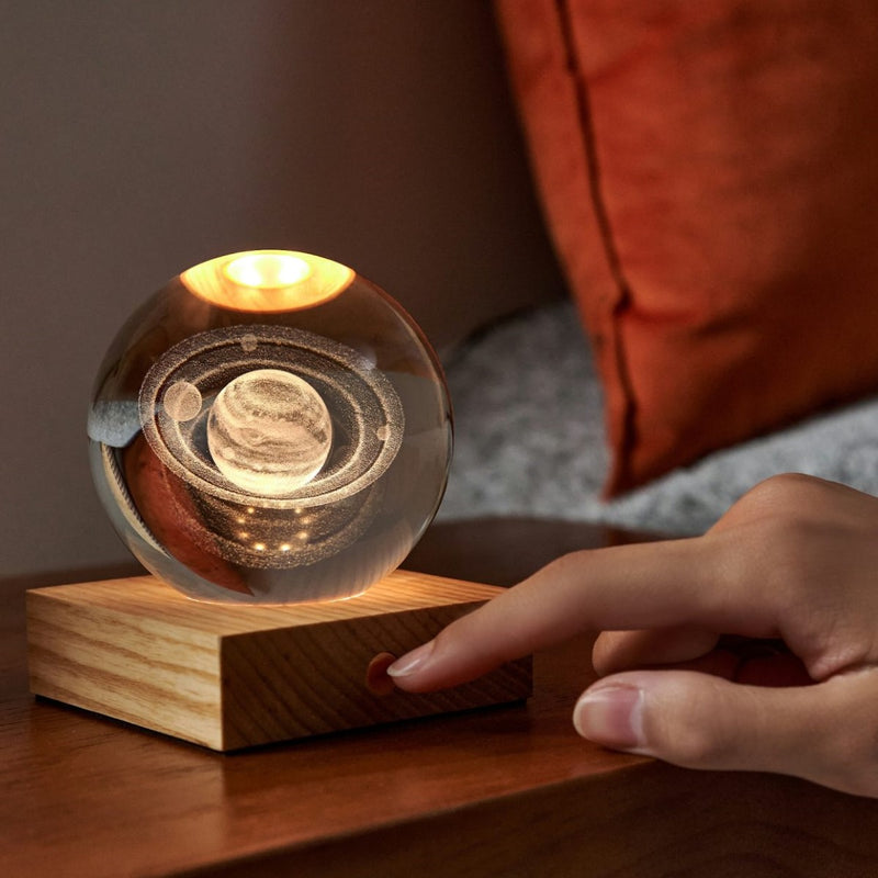 Gingko Design Amber Crystal Light
