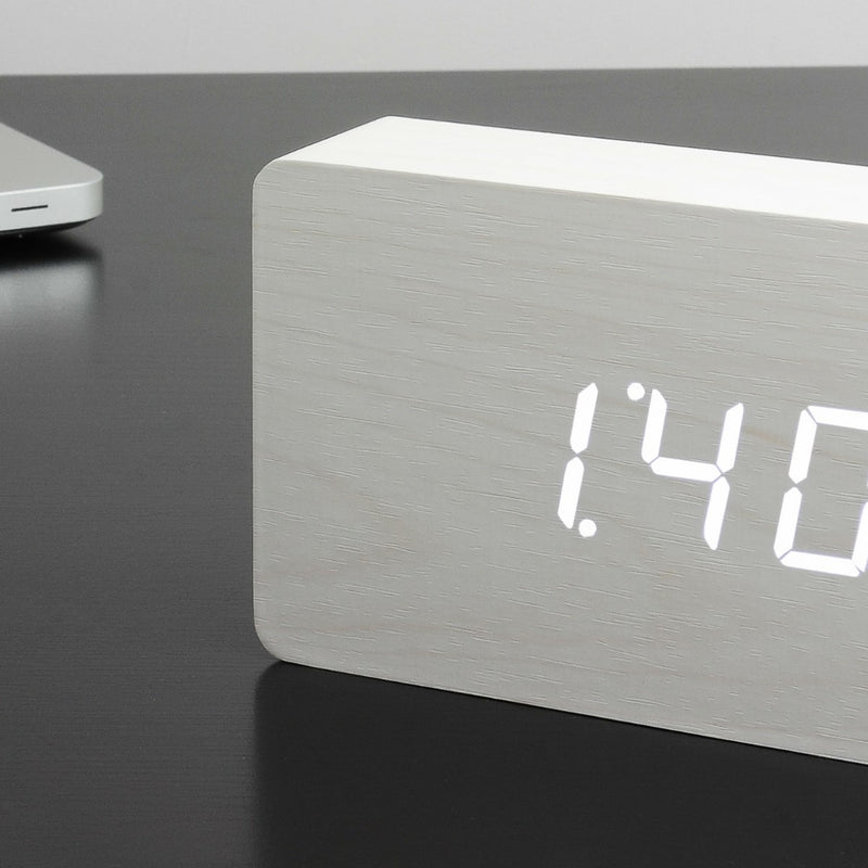 Gingko Design Brick Click Clock