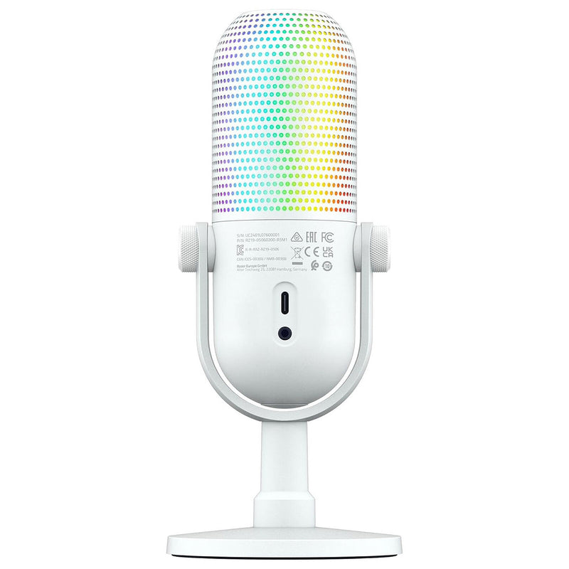 Razer 雷蛇 Seiren V3 Chroma 輕觸式靜音 RGB USB直播麥克風