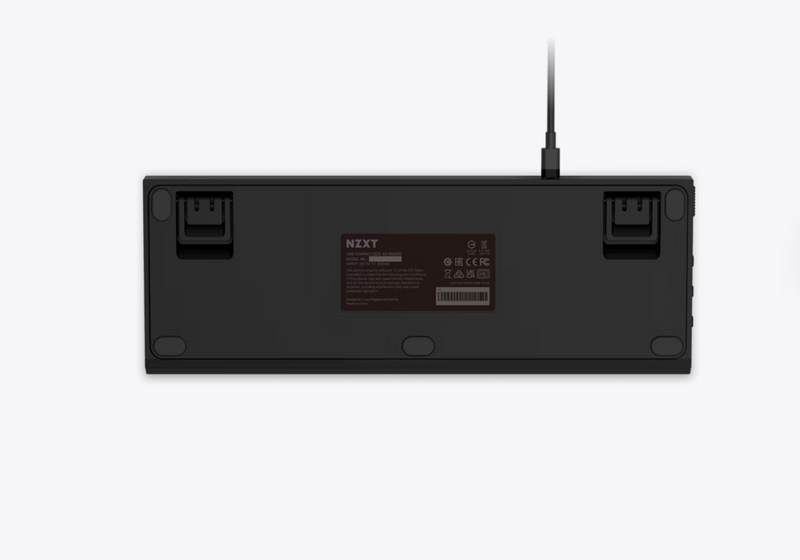 NZXT Function RGB MiniTKL Mechanical Keyboard - Hot-swappable Gateron Linear Red Switch