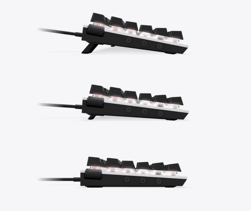 NZXT Function RGB MiniTKL Mechanical Keyboard - Hot-swappable Gateron Linear Red Switch