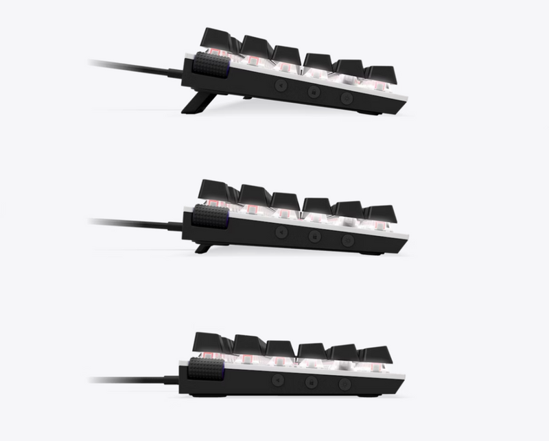 NZXT Function RGB Tenkeyless (TKL) Mechanical Keyboard - Hot-swappable Gateron Linear Red Switch