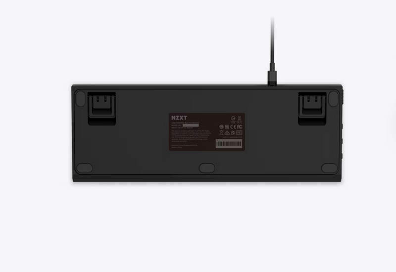 NZXT Function RGB MiniTKL Mechanical Keyboard - Hot-swappable Gateron Linear Red Switch