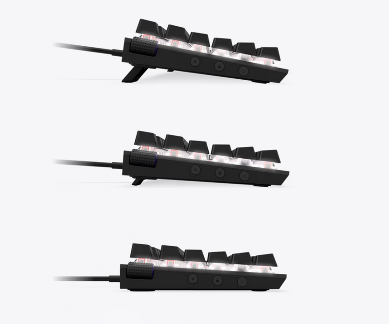 NZXT Function RGB MiniTKL Mechanical Keyboard - Hot-swappable Gateron Linear Red Switch