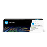 HP 惠普 222X高打印量青色原廠LaserJet碳粉匣 (W2221X)
