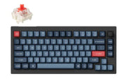 Keychron V1 Max 完全组装旋钮定制机械键盘 - Gateron Jupiter 紅軸