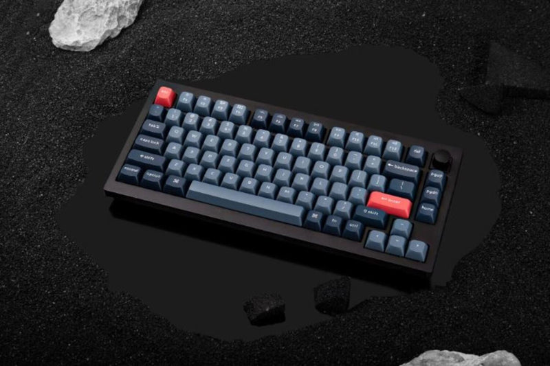 Keychron V1 Max 完全组装旋钮定制机械键盘 - Gateron Jupiter 紅軸