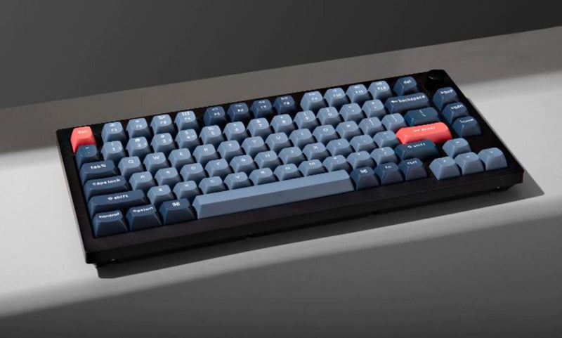 Keychron V1 Max 完全组装旋钮定制机械键盘 - Gateron Jupiter 紅軸