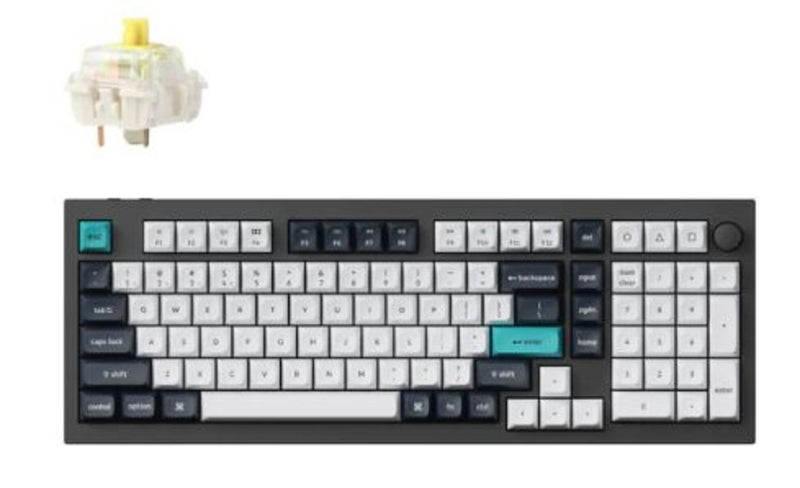 Keychron Q5 Max Knob Version Wireless Keyboard - Gateron Jupiter Banana Switch