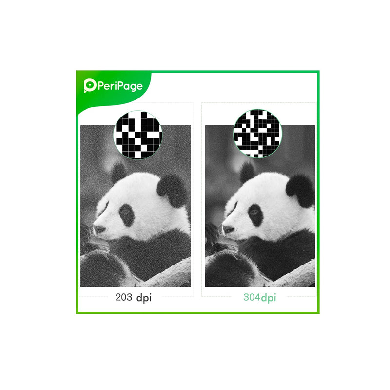 PeriPage A6 升級版高清304DPI迷你熱感打印機