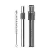 ZOKU 伸縮不鏽鋼珍珠奶茶飲管-木炭色