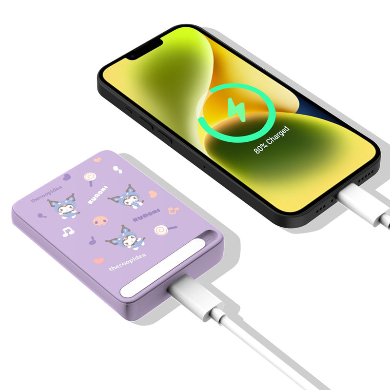 thecoopidea Kuromi STACK+ 5000mAh Magnetic Powerbank